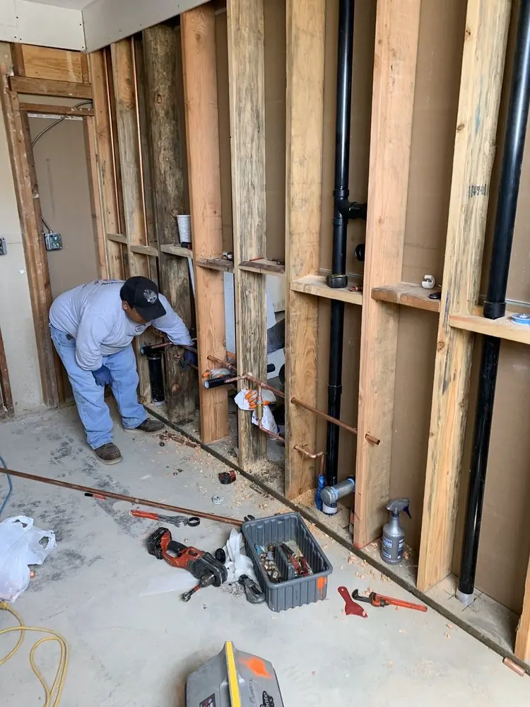 Commercial rough-in plumbing for Gas Line Repair in Belvedere Gardens